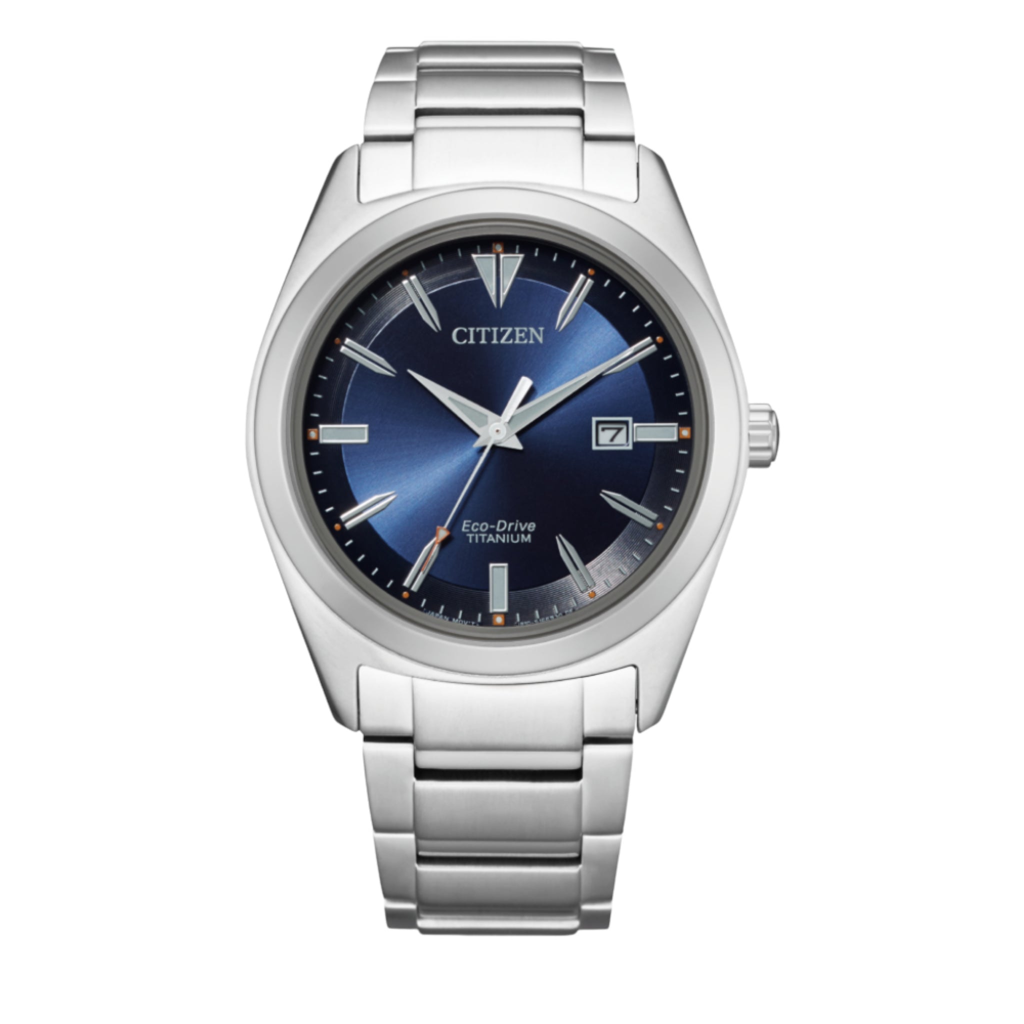 CITIZEN Mens Eco-Drive Ring Titanium Sport Luxury