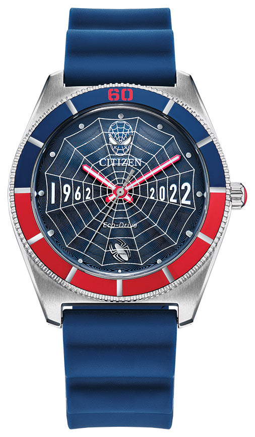 CITIZEN Mens Eco-Drive Ring Spider-Man Marvel Classic Avengers