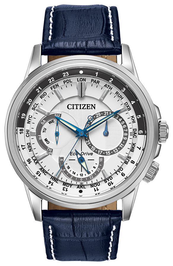 CITIZEN Mens Eco-Drive Ring Calendrier Dress/Classic