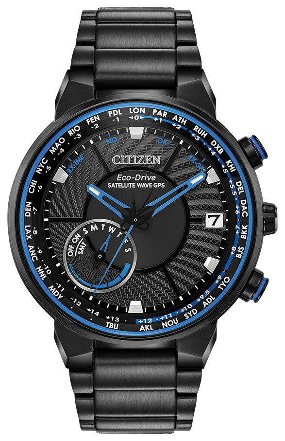 CITIZEN Mens Eco-Drive Satellite Wave GPS Freedom Sport Luxury