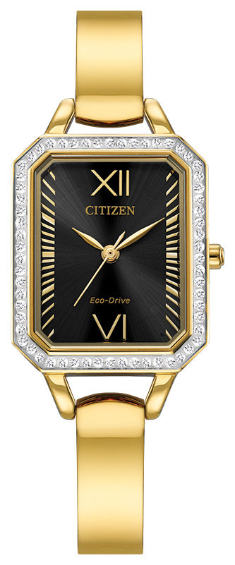 CITIZEN Ladies Eco-Drive Crystal Dress/Classic