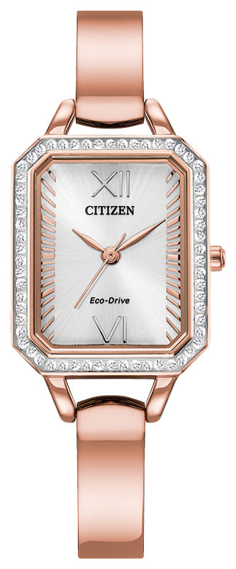 CITIZEN Ladies Eco-Drive Crystal Dress/Classic