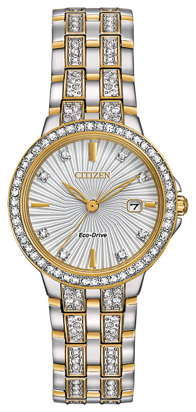 CITIZEN Ladies Eco-Drive Silhouette Crystal Dress/Classic