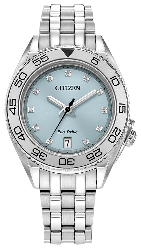 CITIZEN Ladies Eco-Drive Ring Carson Sport Luxury